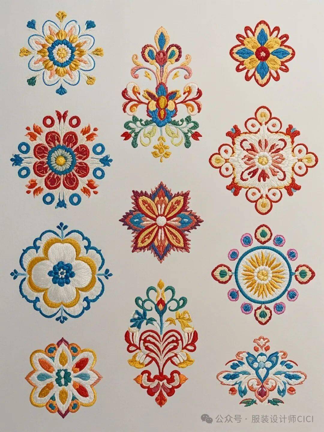 國風古韻-刺繡紋飾紋樣圖案設計分享!