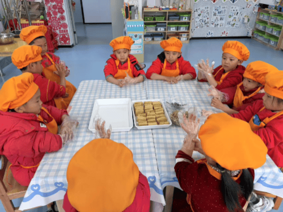 尋烏縣思源幼兒園開展迎新年美食製作系列活動