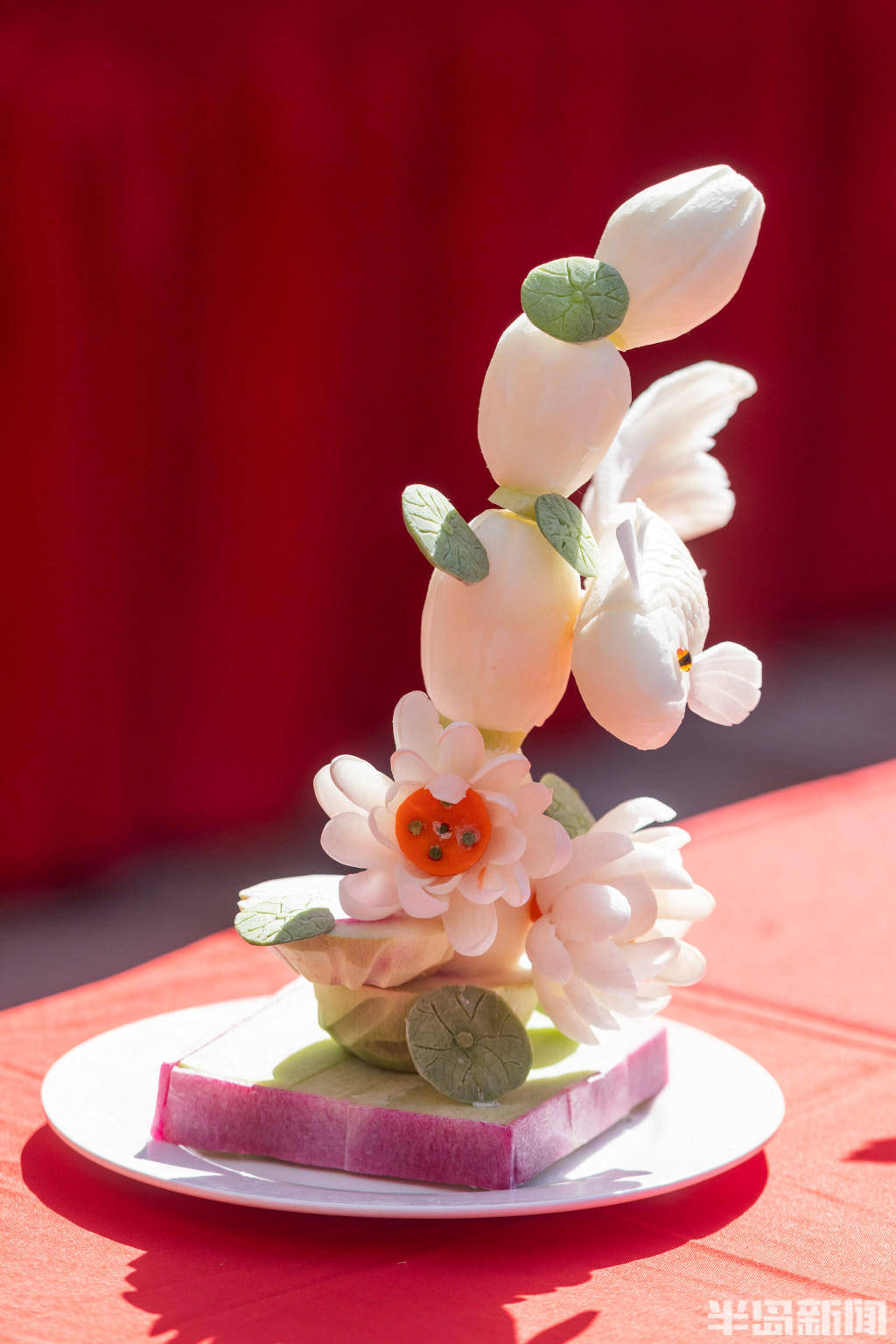 蘿蔔雕刻，大開眼界！