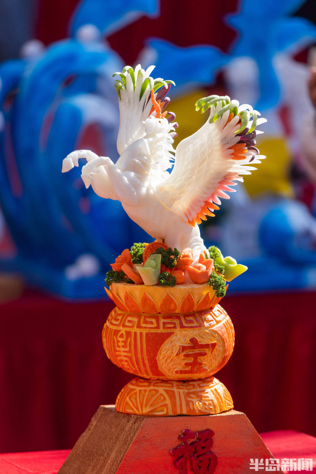 蘿蔔雕刻，大開眼界！