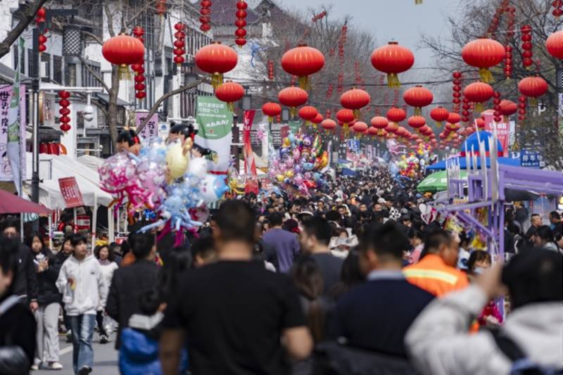淮安洪澤蔣壩螺螄美食旅遊季啟幕 首日接待遊客超8．2萬人次