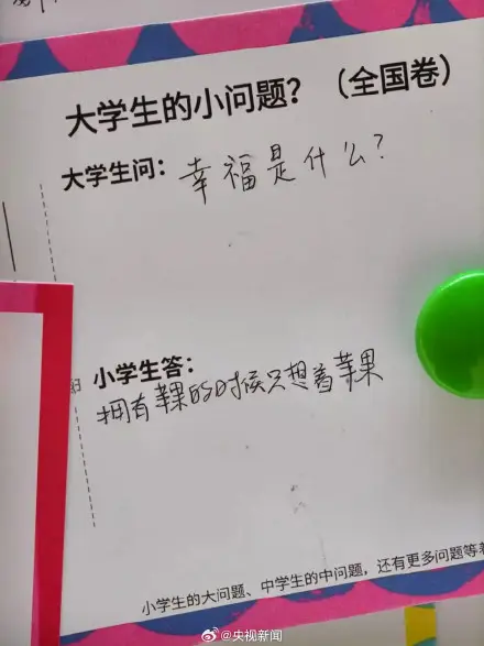 大學生的難題 小學生秒給答案