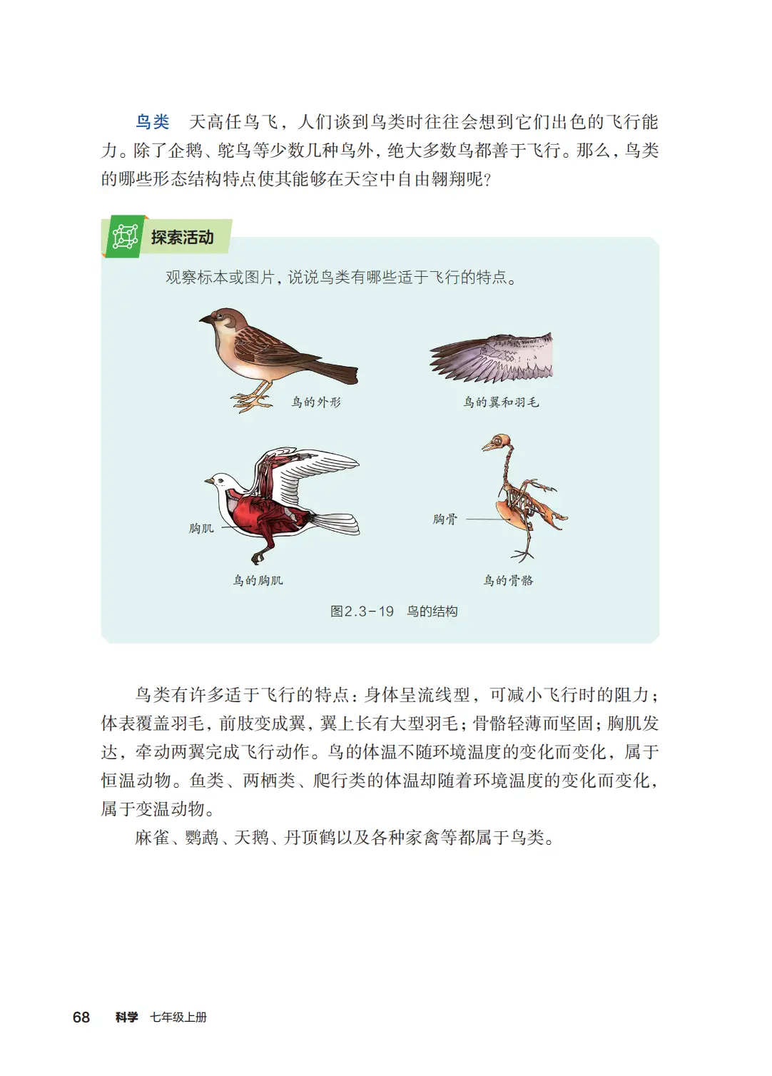 浙教版七年級科學上冊電子課本(2026年新教材)