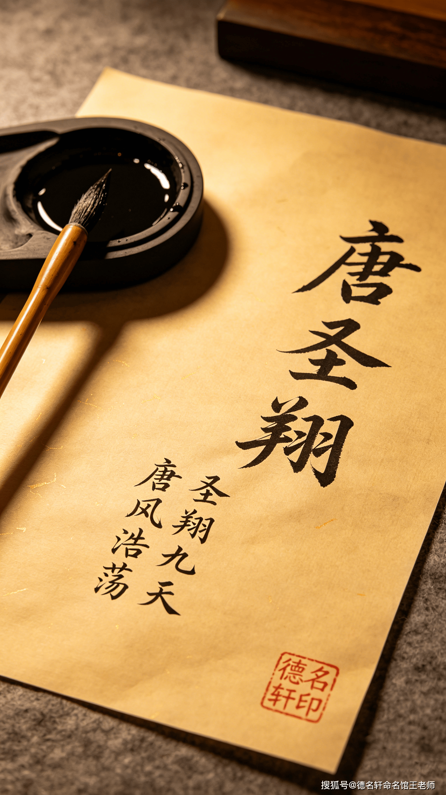 2026年寶寶起名案例 唐聖翔：聖翔九天，唐風浩蕩