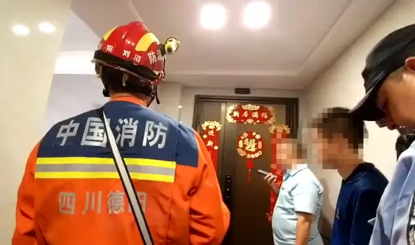 裝修工人被“封”進樓層隔間，下班清點人數才發現少人，公安、消防聯合施救