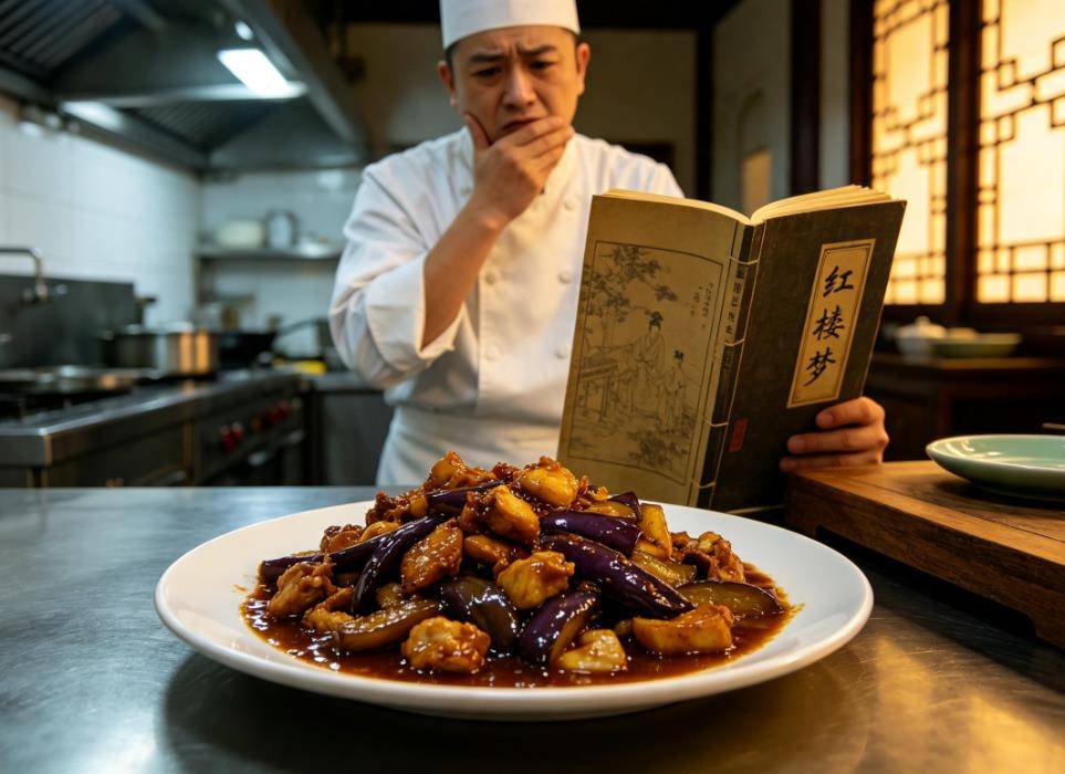 原創《紅樓夢》第一美食“茄鯗”，騙了讀者三百年