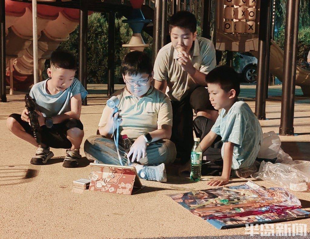 小學生暑期“練攤”